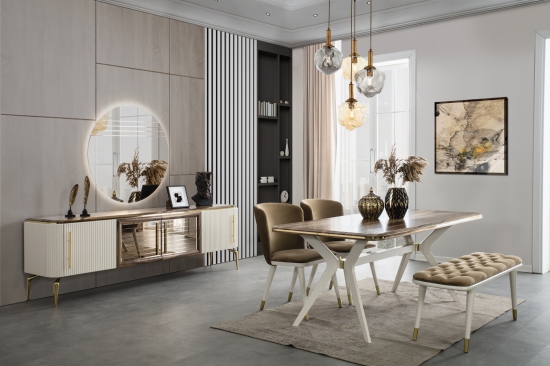 Aura Yemek Odası Takımı